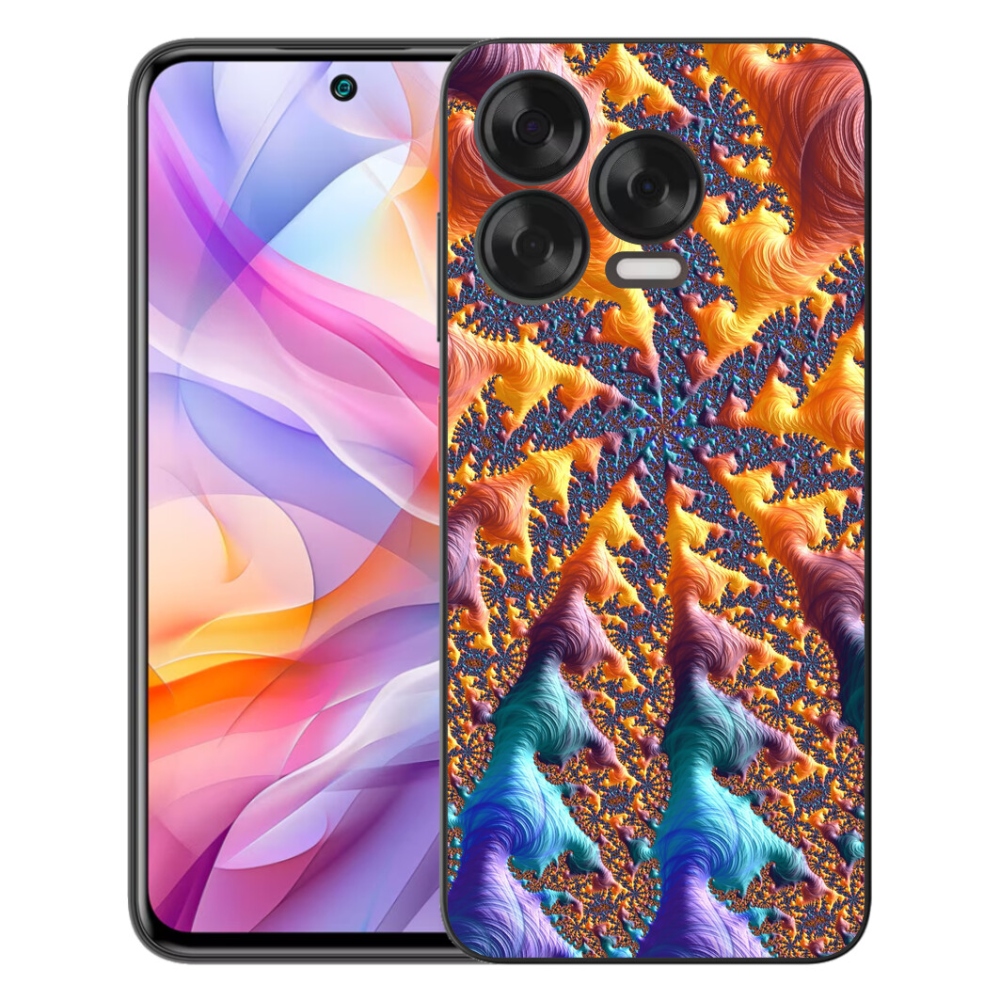 Gelový kryt mmCase na ZTE Blade V70 Vita - abstraktní motiv 23