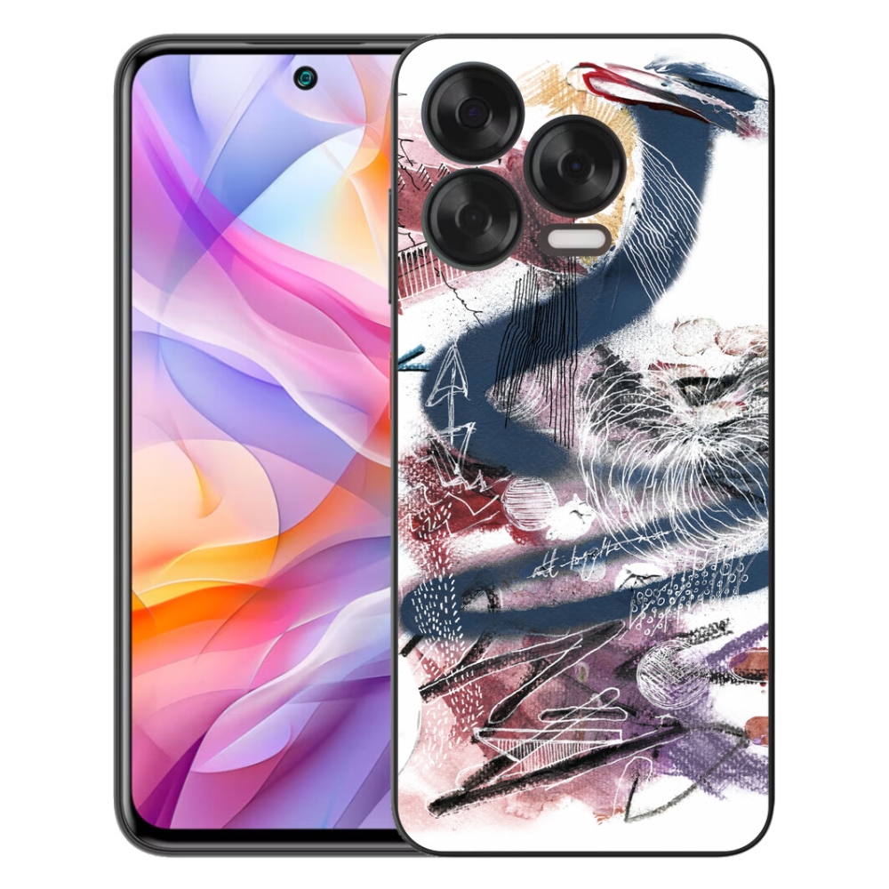 Gelový kryt mmCase na ZTE Blade V70 Vita - abstraktní motiv 28
