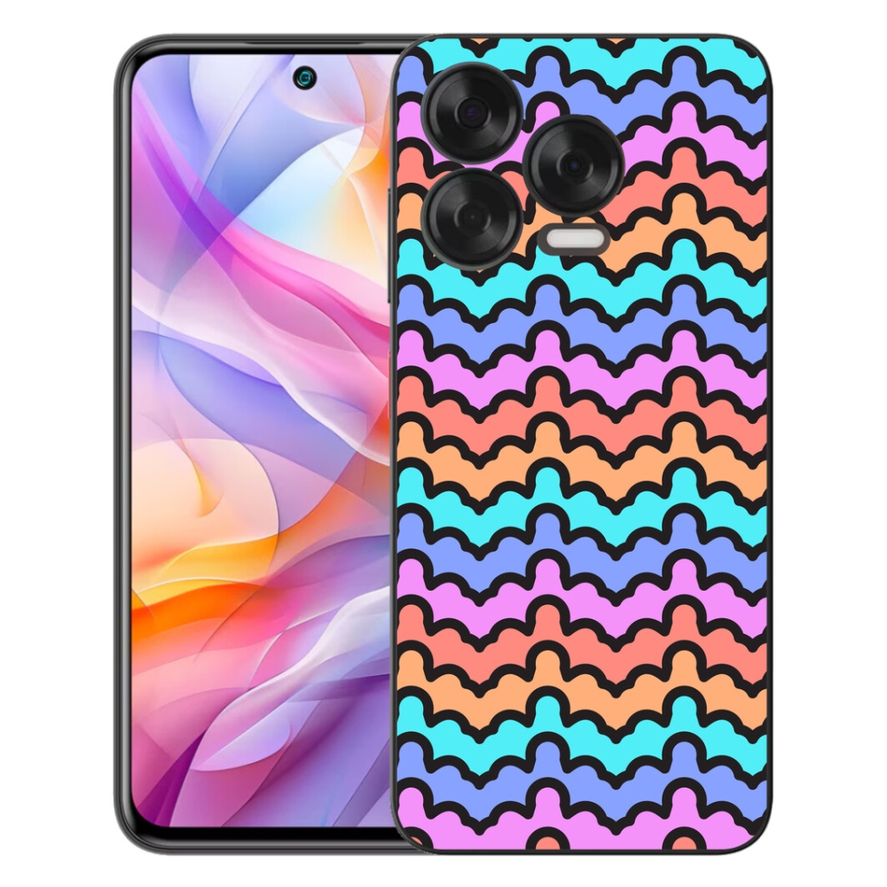 Gelový kryt mmCase na ZTE Blade V70 Vita - abstraktní motiv 30