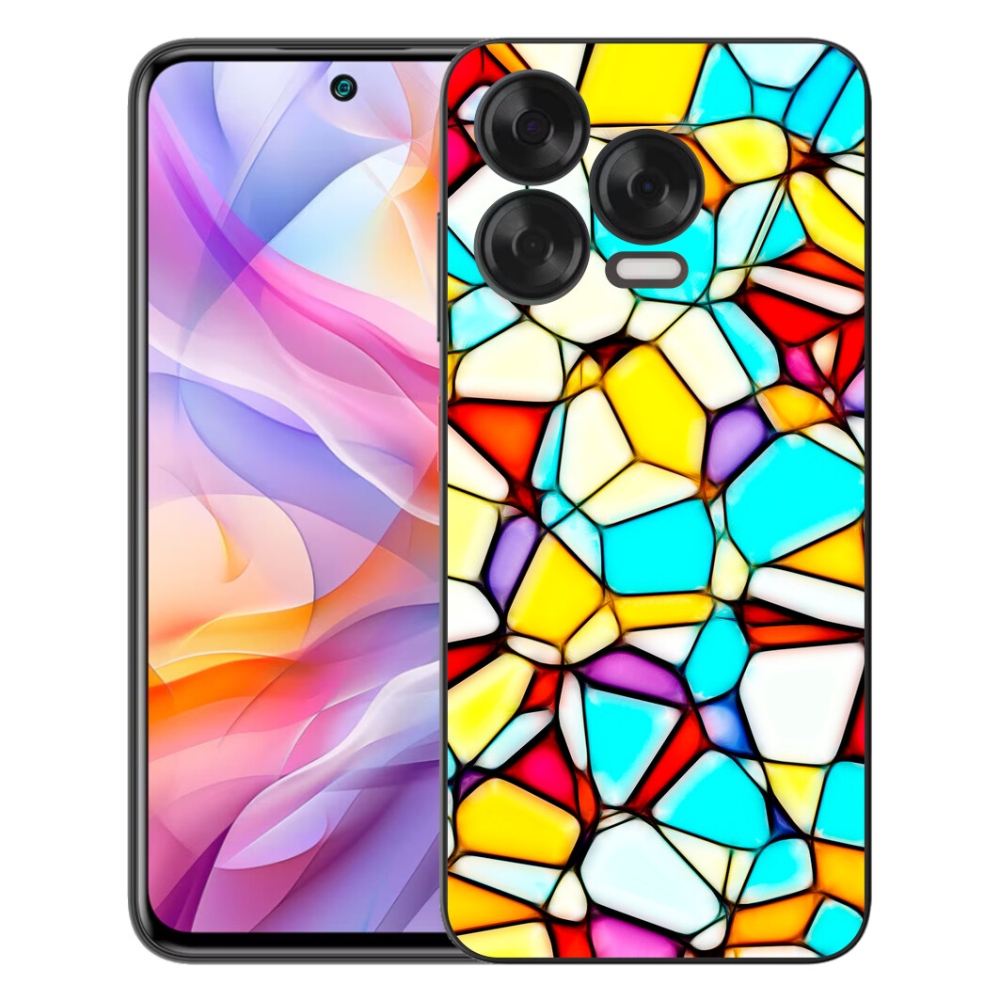 Gelový kryt mmCase na ZTE Blade V70 Vita - abstraktní motiv 40