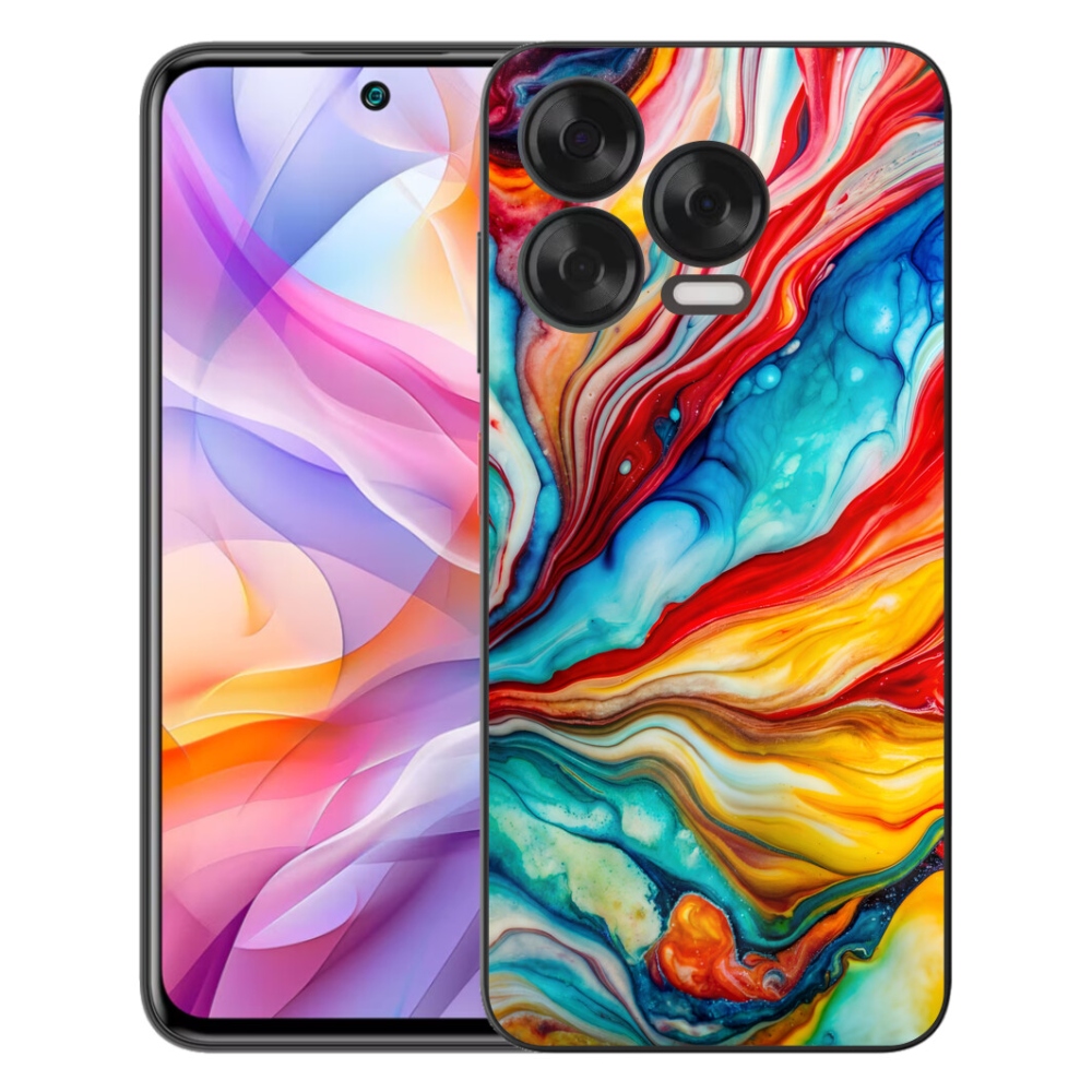 Gelový kryt mmCase na ZTE Blade V70 Vita - abstraktní motiv 58