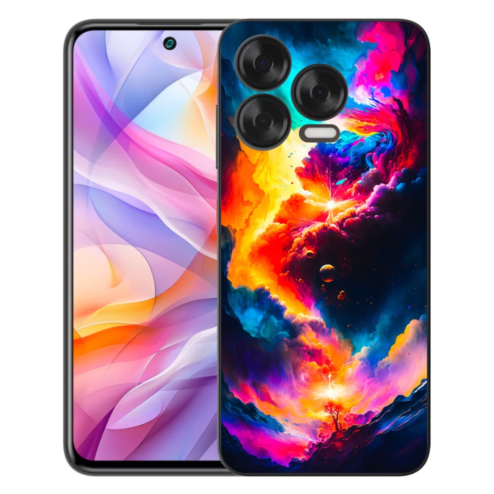 Gelový kryt mmCase na ZTE Blade V70 Vita - abstraktní motiv