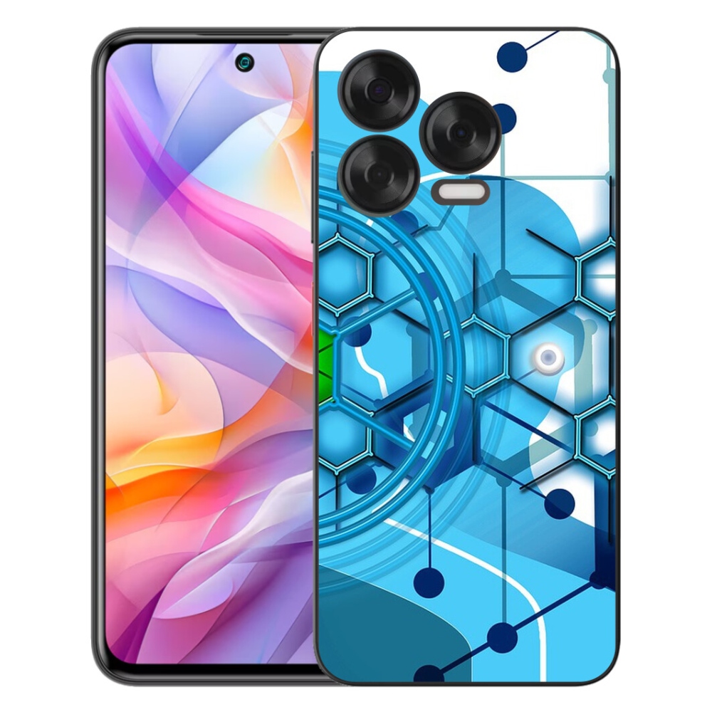 Gelový kryt mmCase na ZTE Blade V70 Vita - abstraktní vzor 2