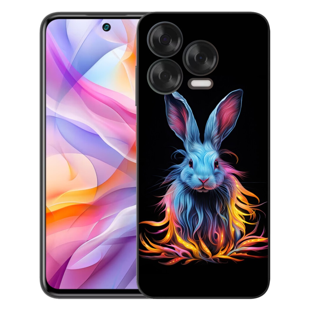 Gelový kryt mmCase na ZTE Blade V70 Vita - abstraktní zajíc