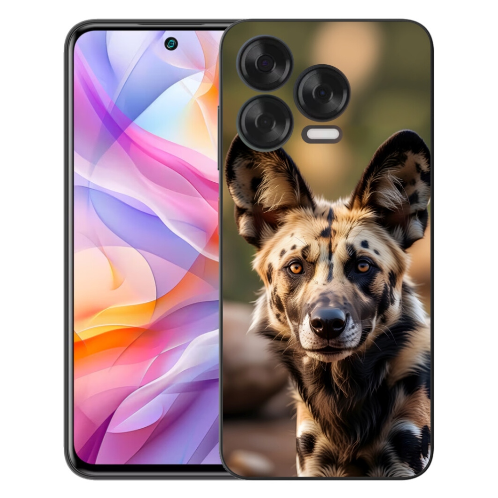 Gelový kryt mmCase na ZTE Blade V70 Vita - africký divoký pes