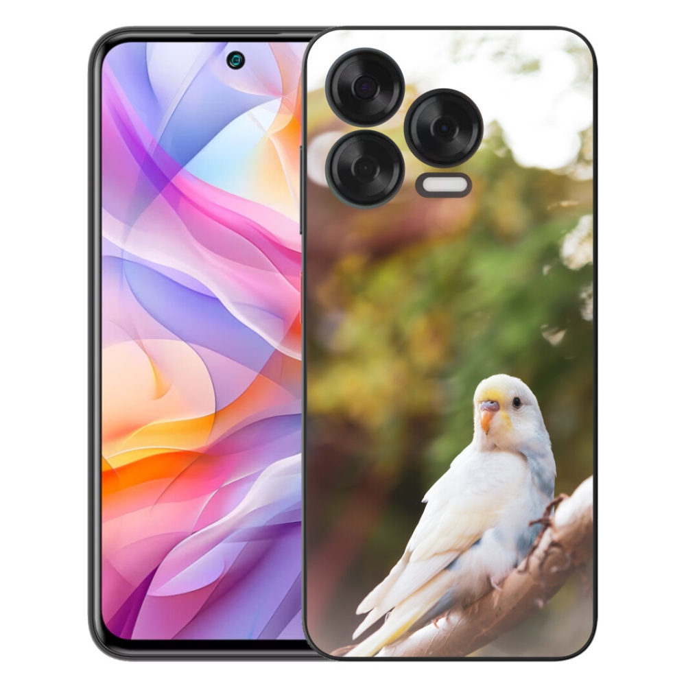 Gelový kryt mmCase na ZTE Blade V70 Vita - andulka bílá