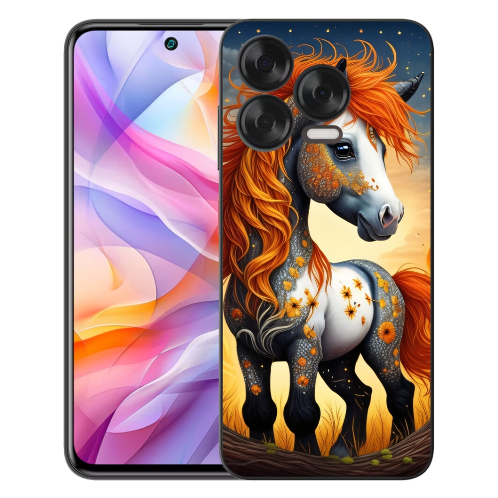 Gelový kryt mmCase na ZTE Blade V70 Vita - barevný poník