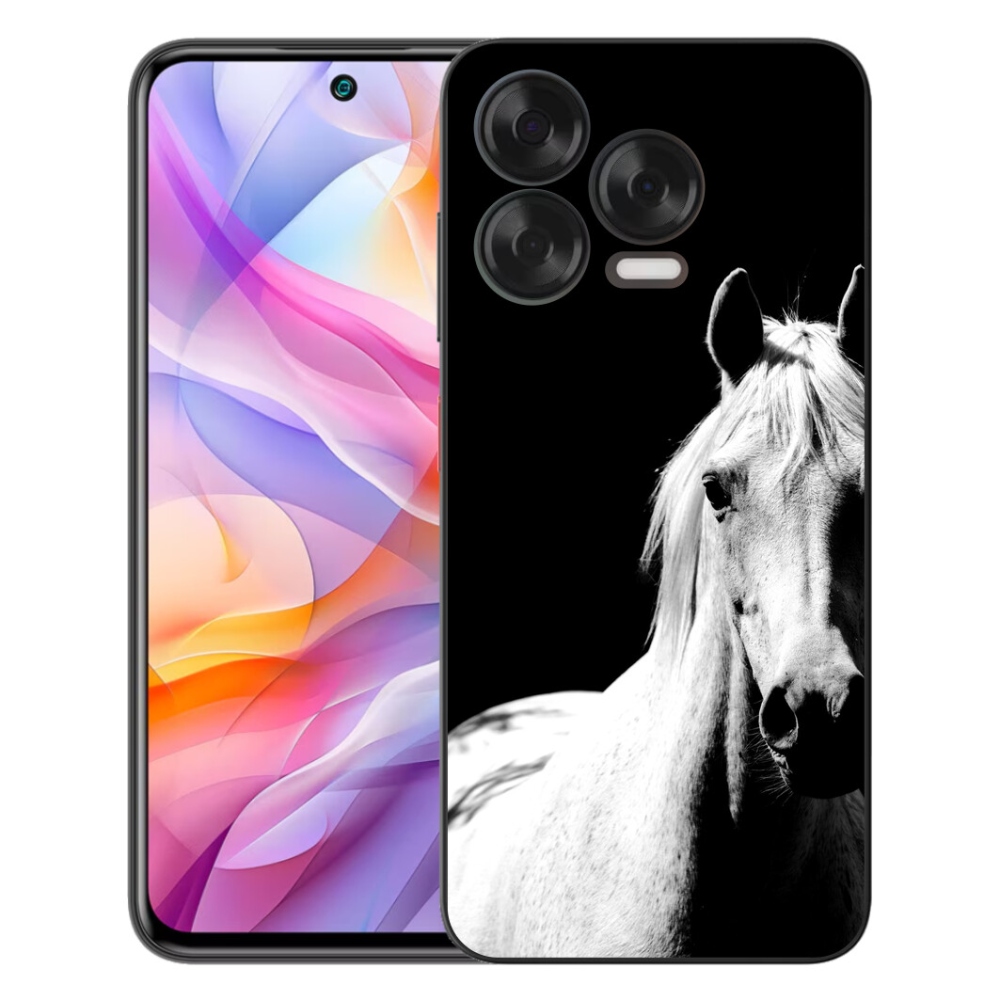 Gelový kryt mmCase na ZTE Blade V70 Vita - bílý kůň 5