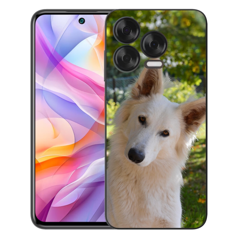 Gelový kryt mmCase na ZTE Blade V70 Vita - bílý švýcarský ovčák 1