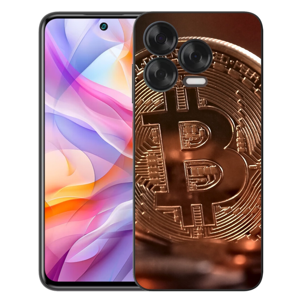 Gelový kryt mmCase na ZTE Blade V70 Vita - bitcoin