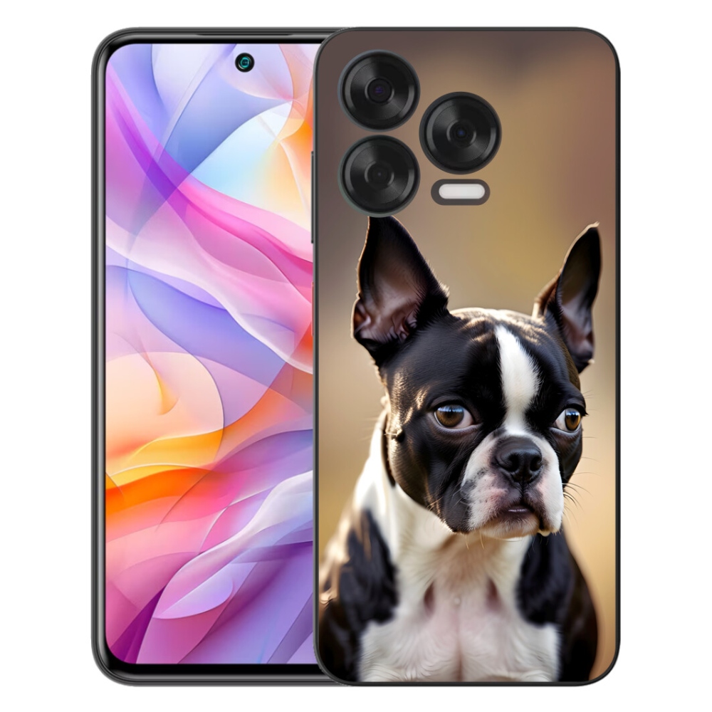 Gelový kryt mmCase na ZTE Blade V70 Vita - bostonský teriér