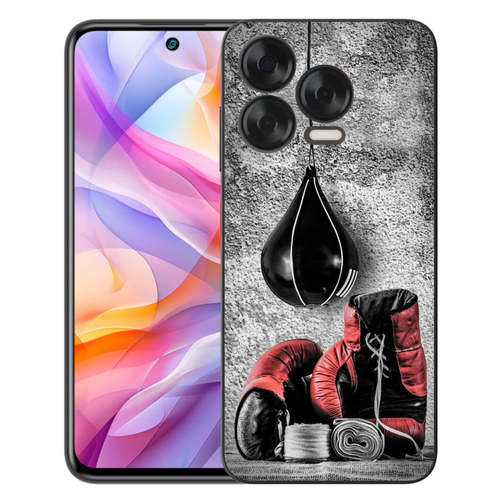 Gelový kryt mmCase na ZTE Blade V70 Vita - boxovací pytel a rukavice
