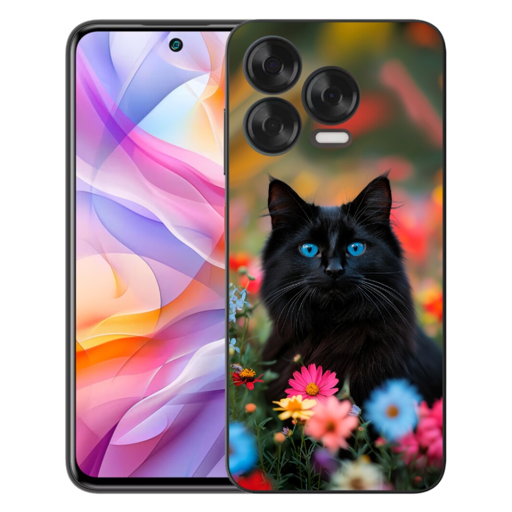 Gelový kryt mmCase na ZTE Blade V70 Vita - černé kotě 4