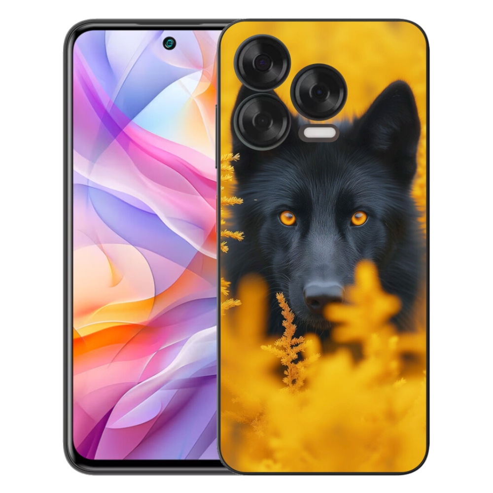 Gelový kryt mmCase na ZTE Blade V70 Vita - černý vlk 2