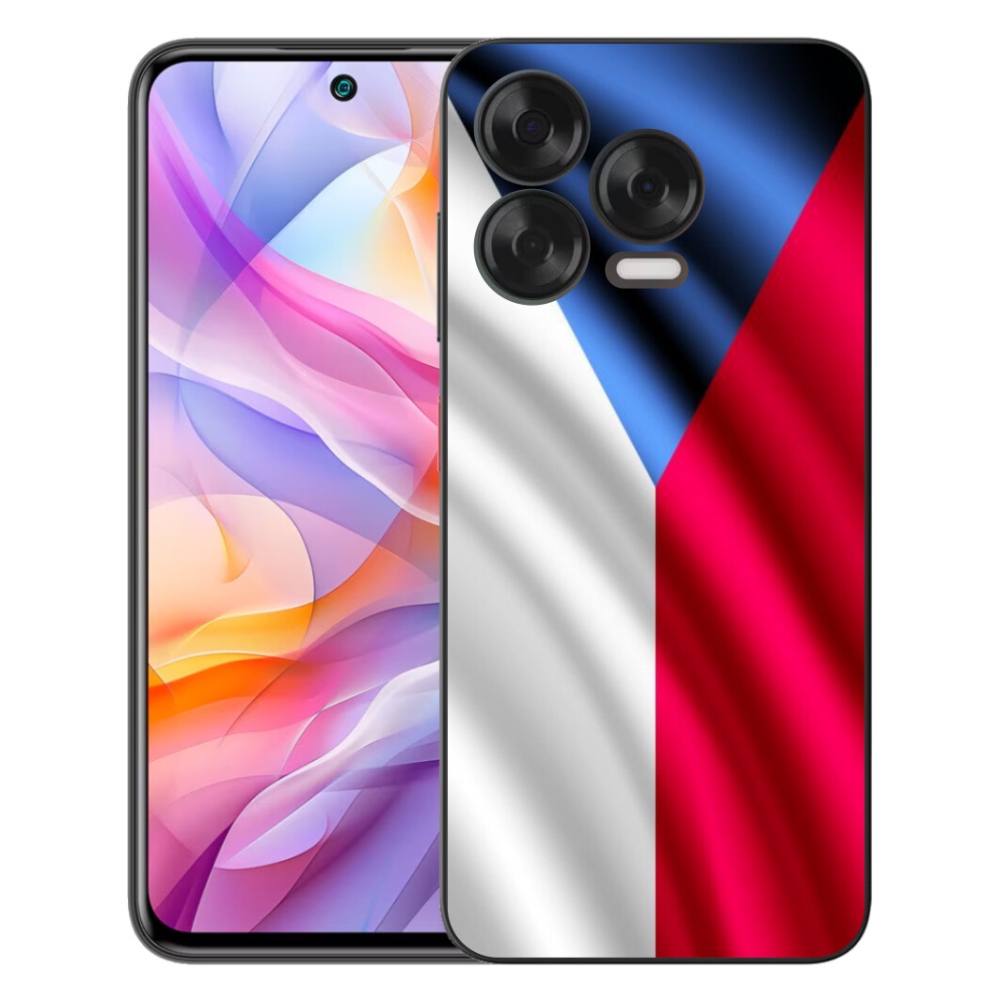 Gelový kryt mmCase na ZTE Blade V70 Vita - česká vlajka