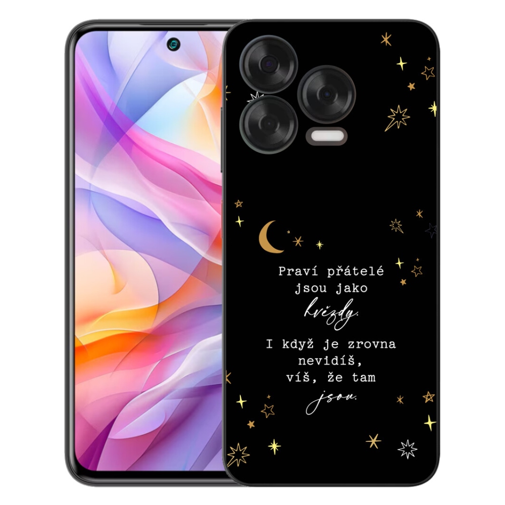 Gelový kryt mmCase na ZTE Blade V70 Vita - citát 6 černé pozadí