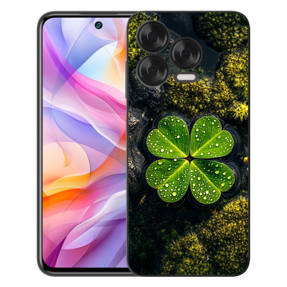 Gelový kryt mmCase na ZTE Blade V70 Vita - čtyřlístek