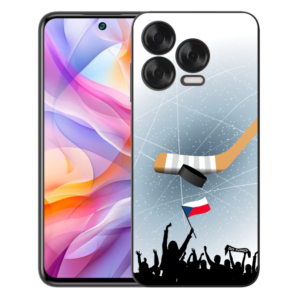 Gelový kryt mmCase na ZTE Blade V70 Vita - fanoušci hokeje