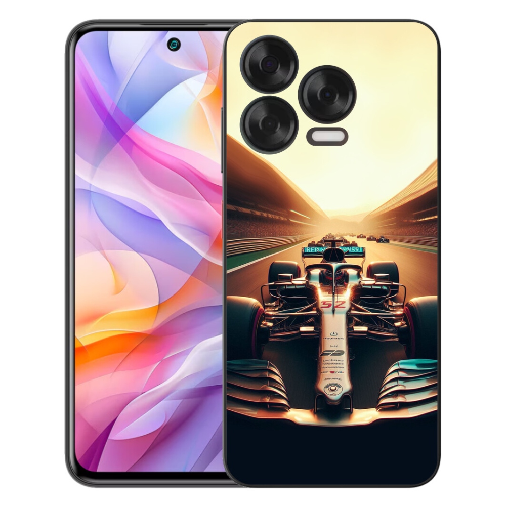 Gelový kryt mmCase na ZTE Blade V70 Vita - formule 1
