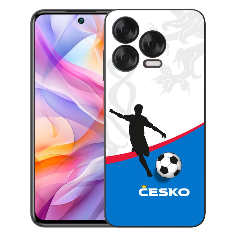 Gelový kryt mmCase na ZTE Blade V70 Vita - fotbal Česko 1