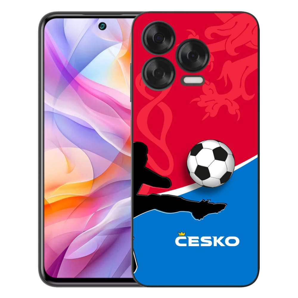 Gelový kryt mmCase na ZTE Blade V70 Vita - fotbal Česko 2