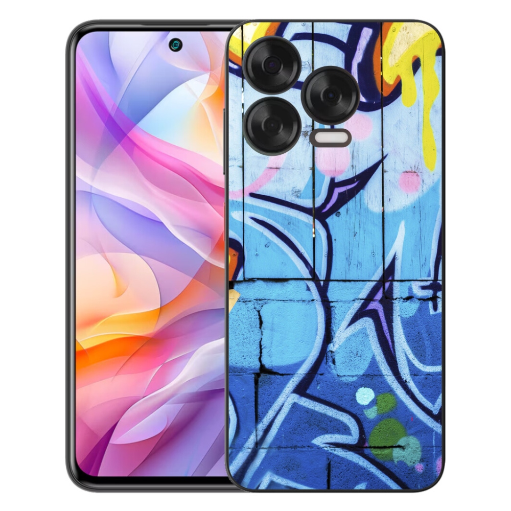 Gelový kryt mmCase na ZTE Blade V70 Vita - graffiti