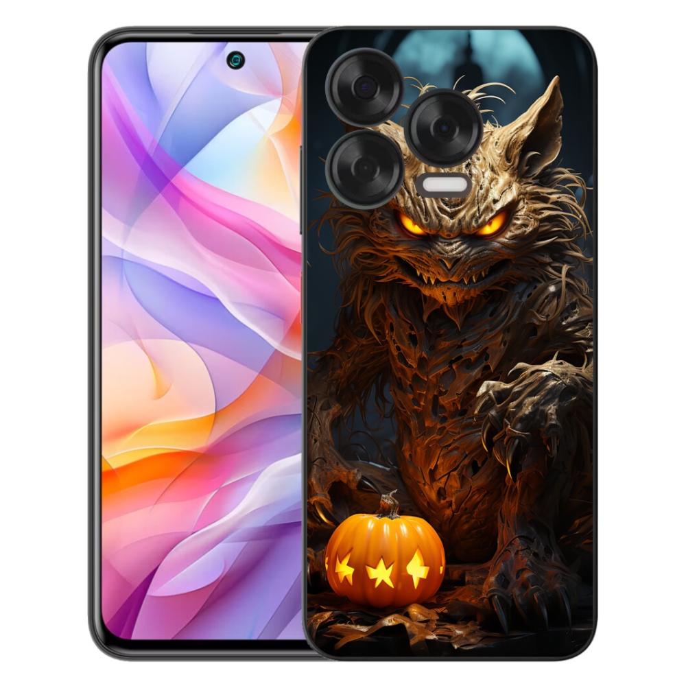 Gelový kryt mmCase na ZTE Blade V70 Vita - halloweenská příšera