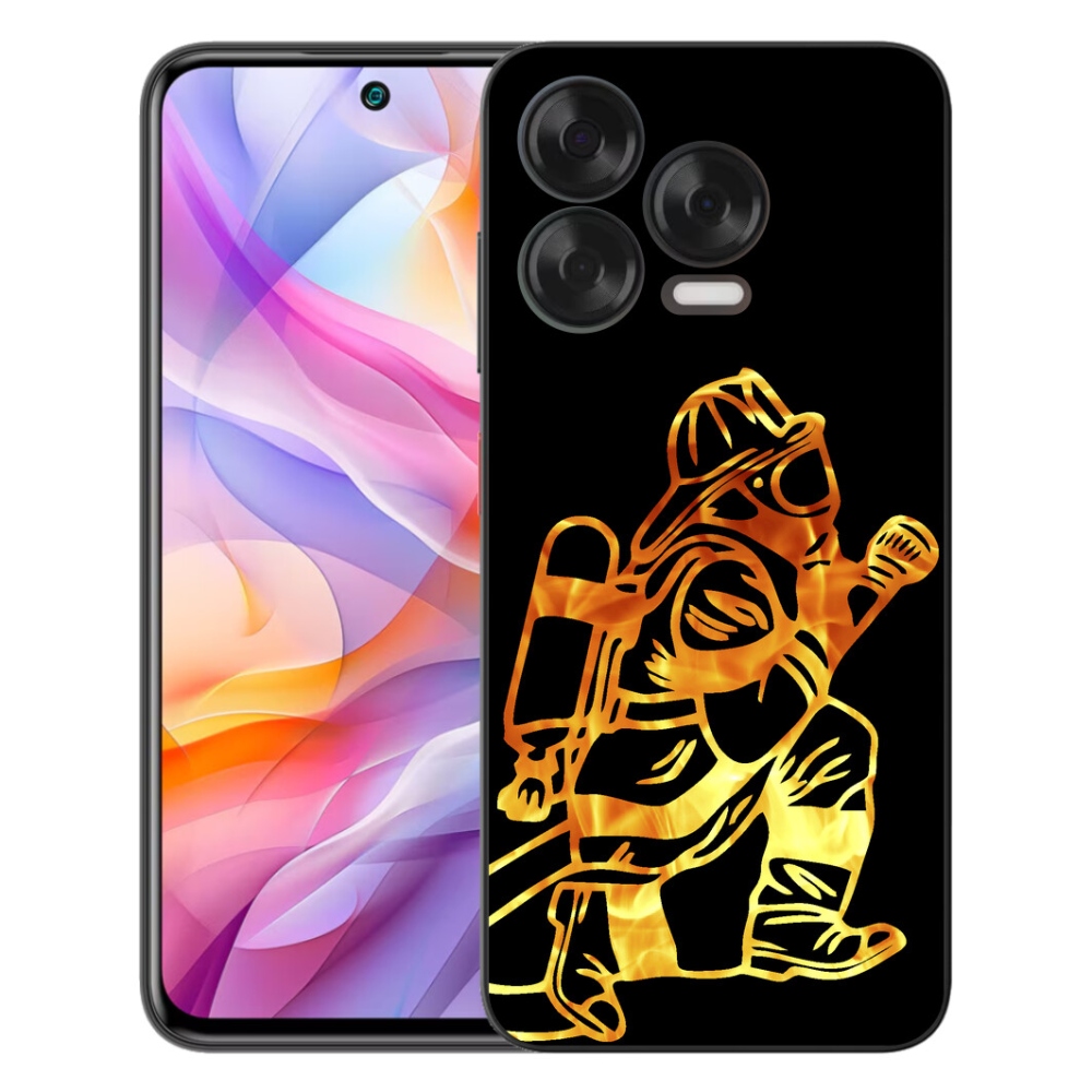 Gelový kryt mmCase na ZTE Blade V70 Vita - hasič 1