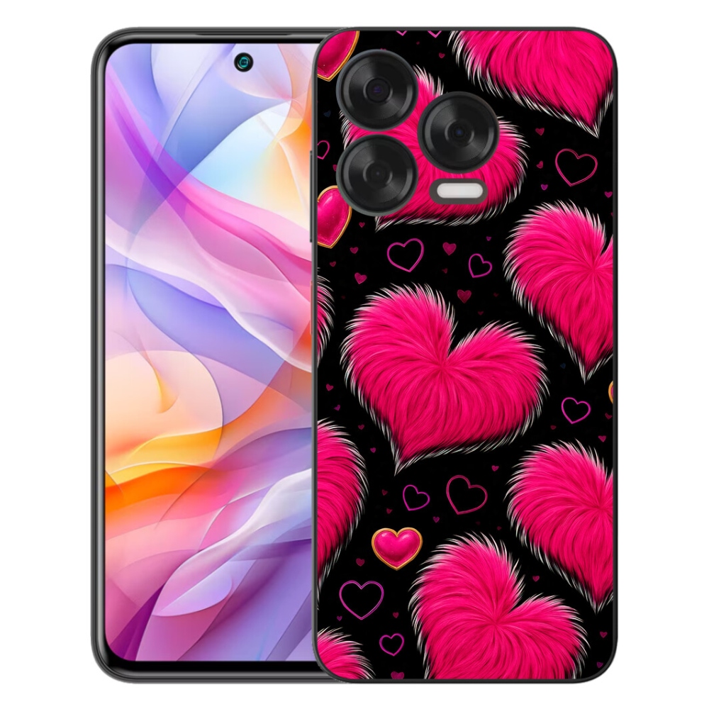 Gelový kryt mmCase na ZTE Blade V70 Vita - hebká srdce