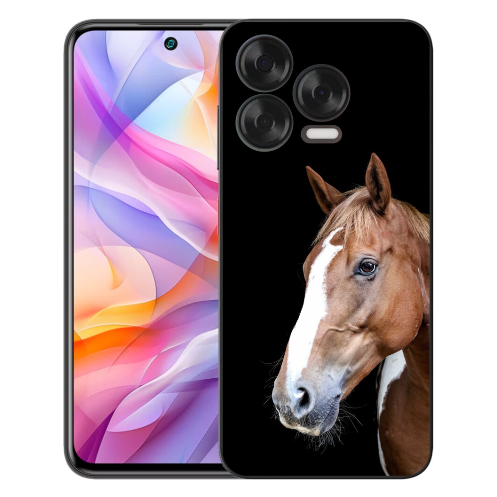 Gelový kryt mmCase na ZTE Blade V70 Vita - hnědý kůň 3