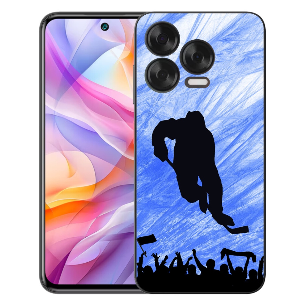 Gelový kryt mmCase na ZTE Blade V70 Vita - hokejový hráč