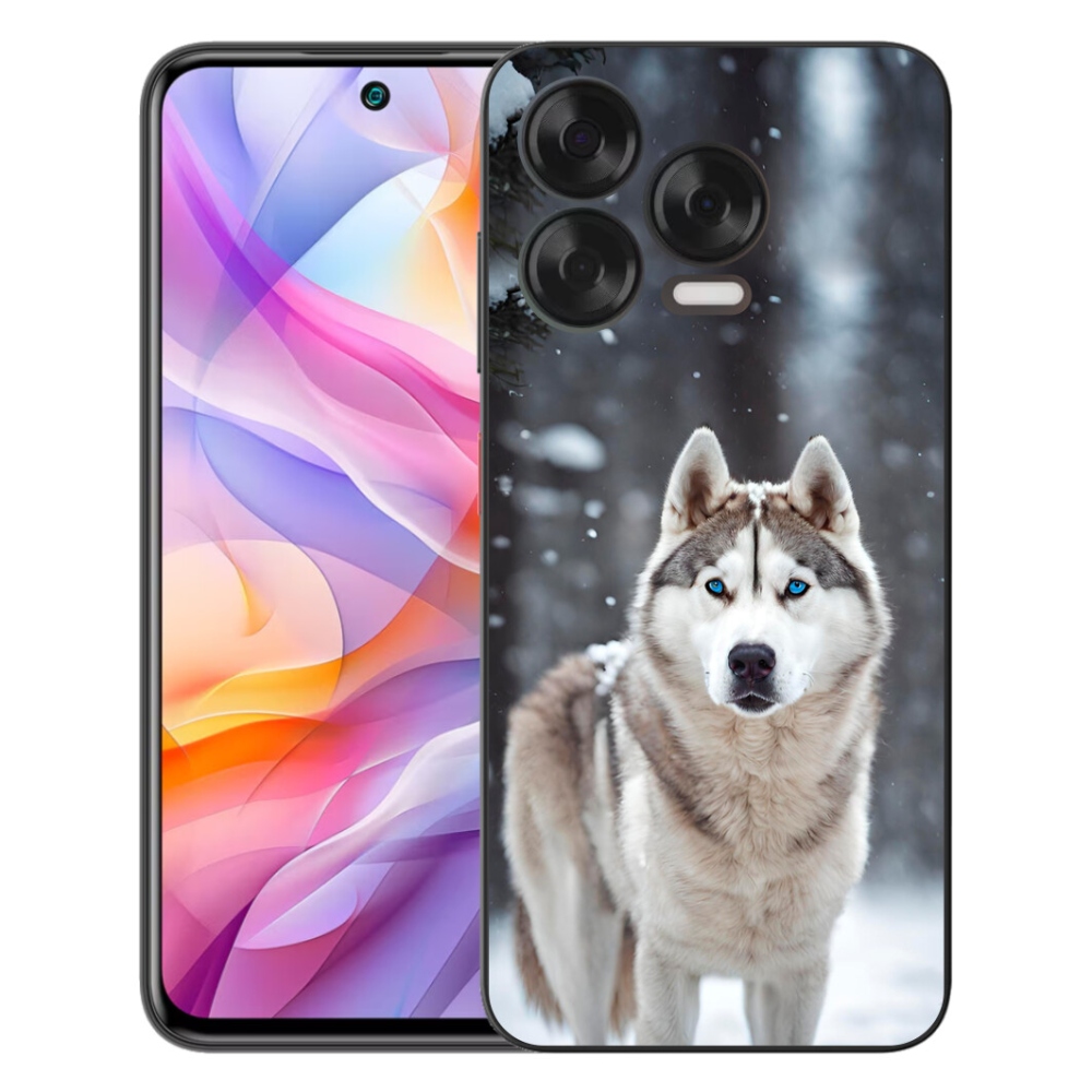 Gelový kryt mmCase na ZTE Blade V70 Vita - husky 2