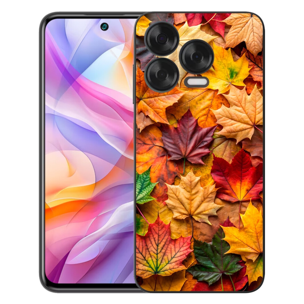 Gelový kryt mmCase na ZTE Blade V70 Vita - javorové listy 2
