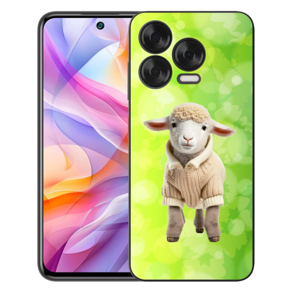 Gelový kryt mmCase na ZTE Blade V70 Vita - jehně ve svetru