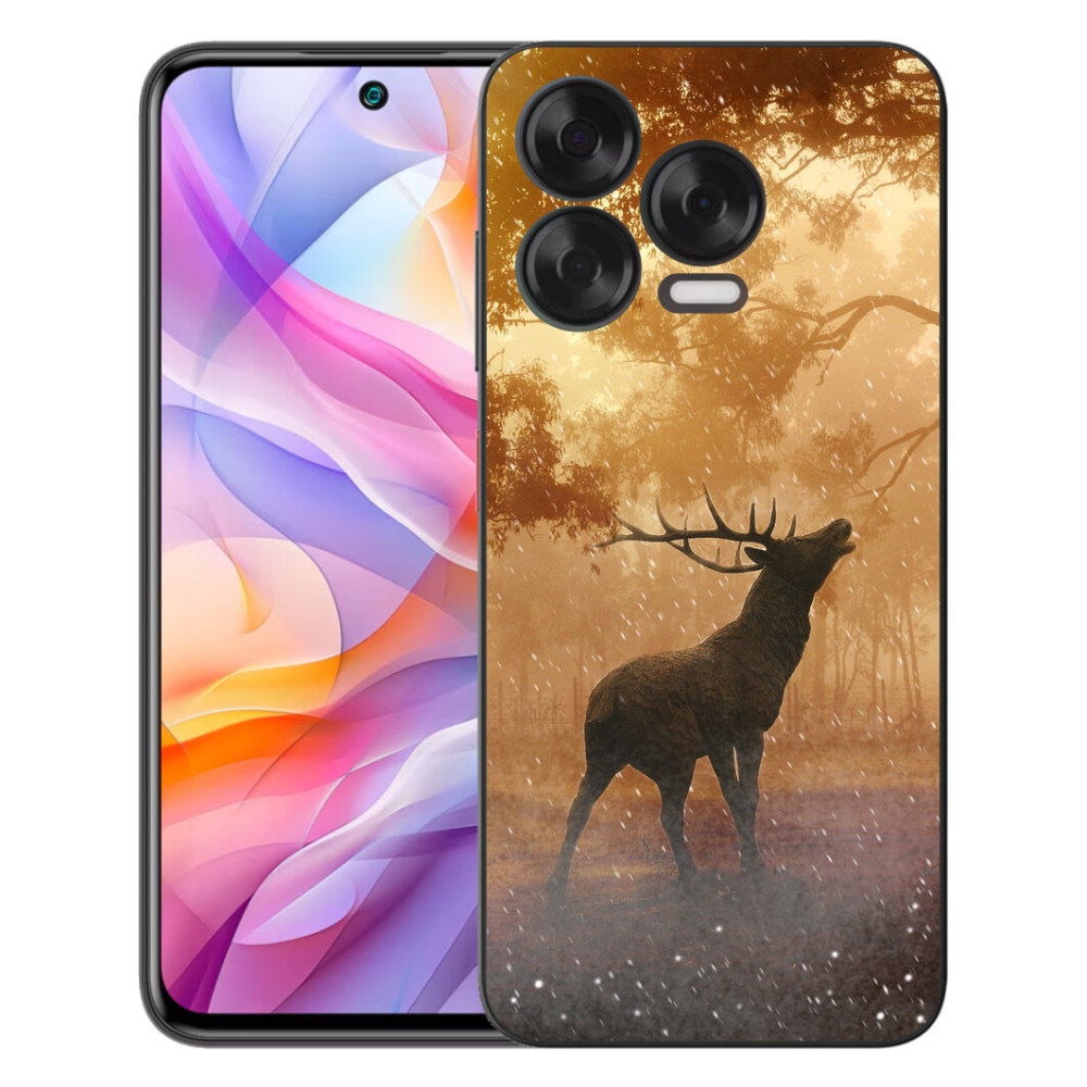 Gelový kryt mmCase na ZTE Blade V70 Vita - jelen v říji