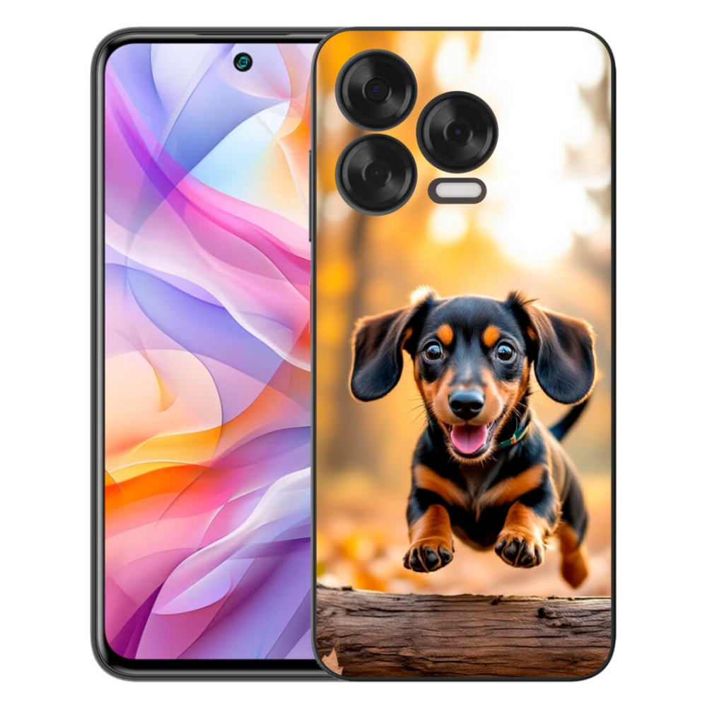 Gelový kryt mmCase na ZTE Blade V70 Vita - jezevčík 2