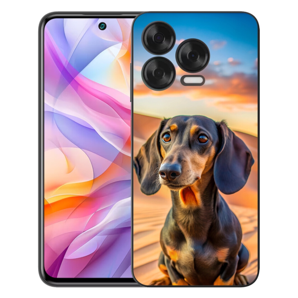 Gelový kryt mmCase na ZTE Blade V70 Vita - jezevčík 3 