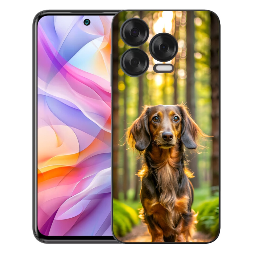 Gelový kryt mmCase na ZTE Blade V70 Vita - jezevčík 4