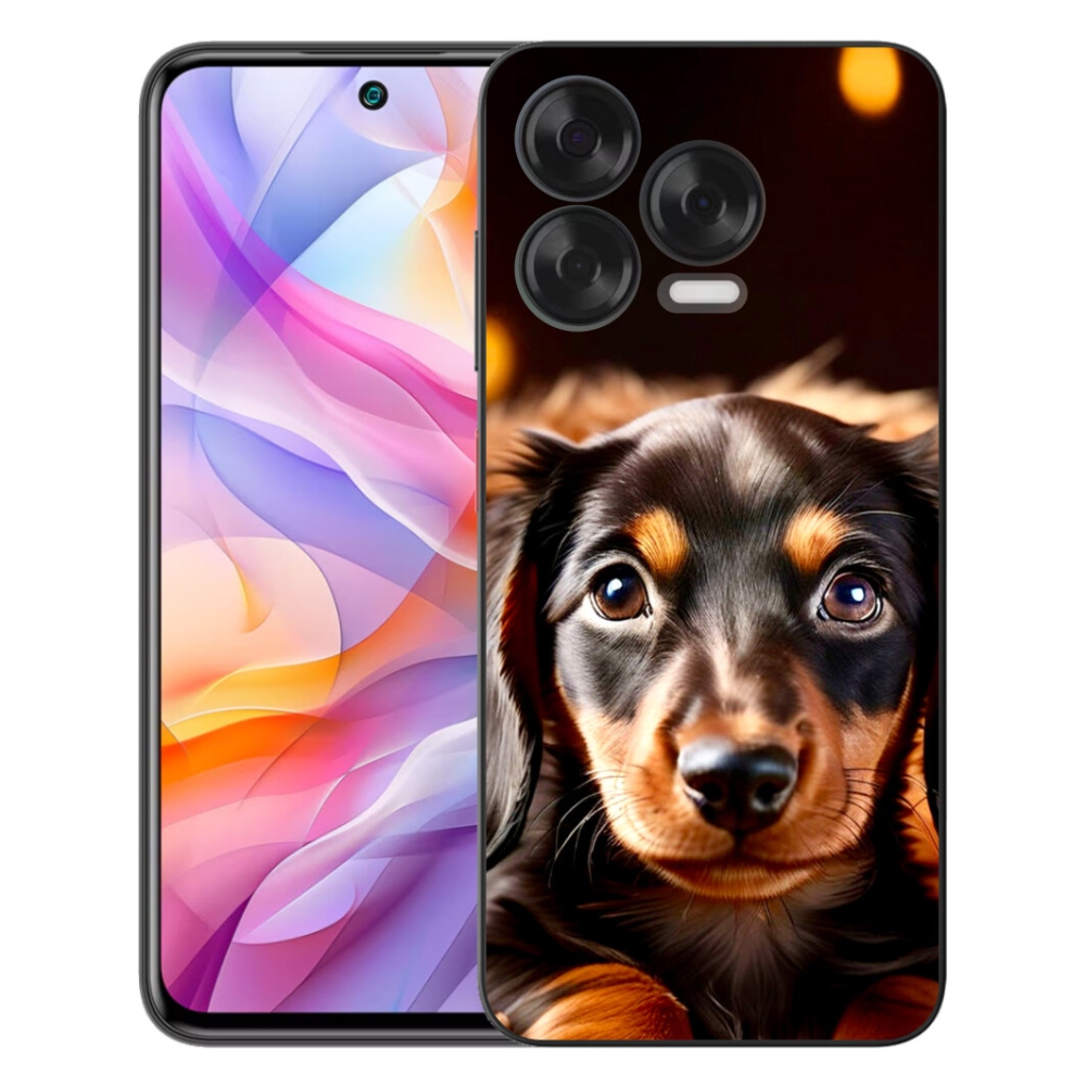Gelový kryt mmCase na ZTE Blade V70 Vita - jezevčík