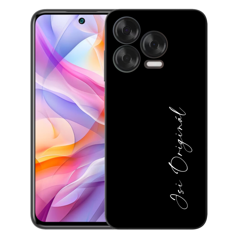 Gelový kryt mmCase na ZTE Blade V70 Vita - jsi originál černé pozadí