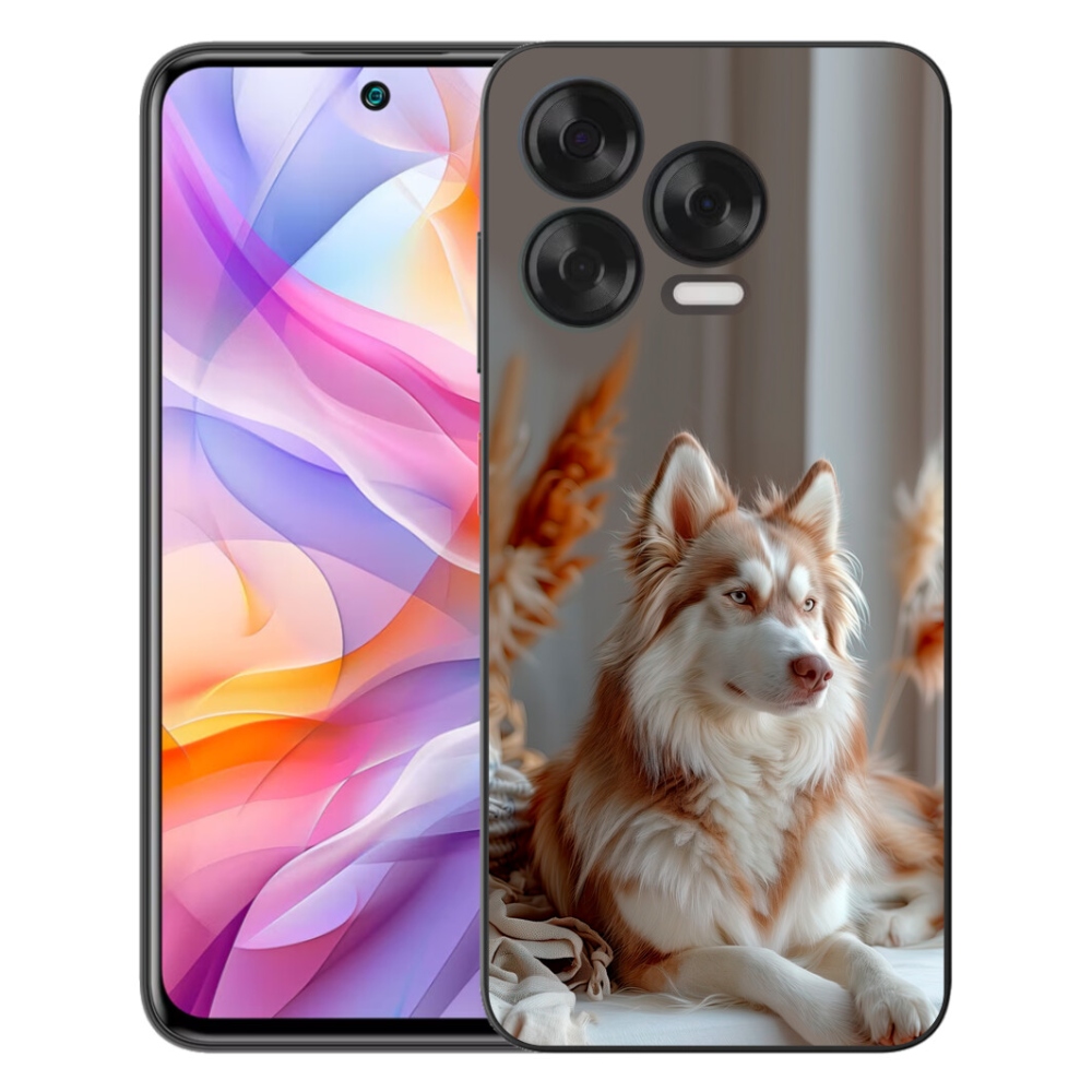 Gelový kryt mmCase na ZTE Blade V70 Vita - klidný sibiřský husky