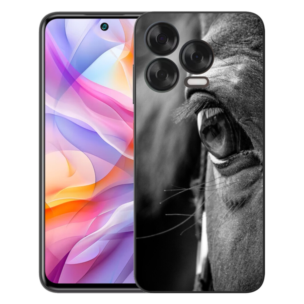 Gelový kryt mmCase na ZTE Blade V70 Vita - koňský pohled
