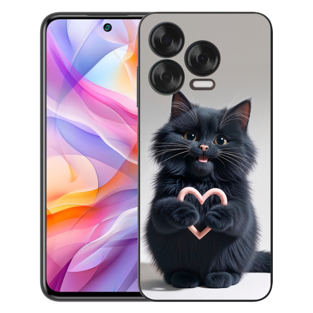 Gelový kryt mmCase na ZTE Blade V70 Vita - kočičí láska 3