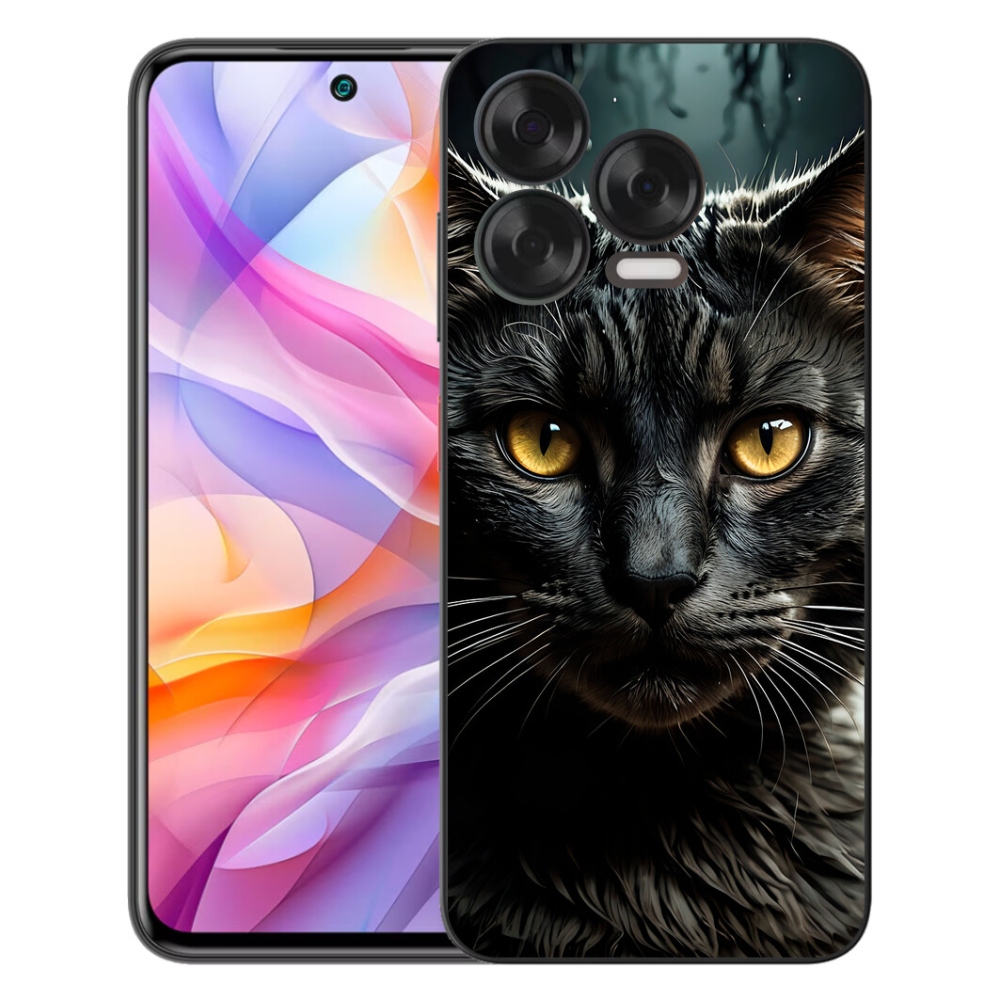 Gelový kryt mmCase na ZTE Blade V70 Vita - kočičí pohled 3