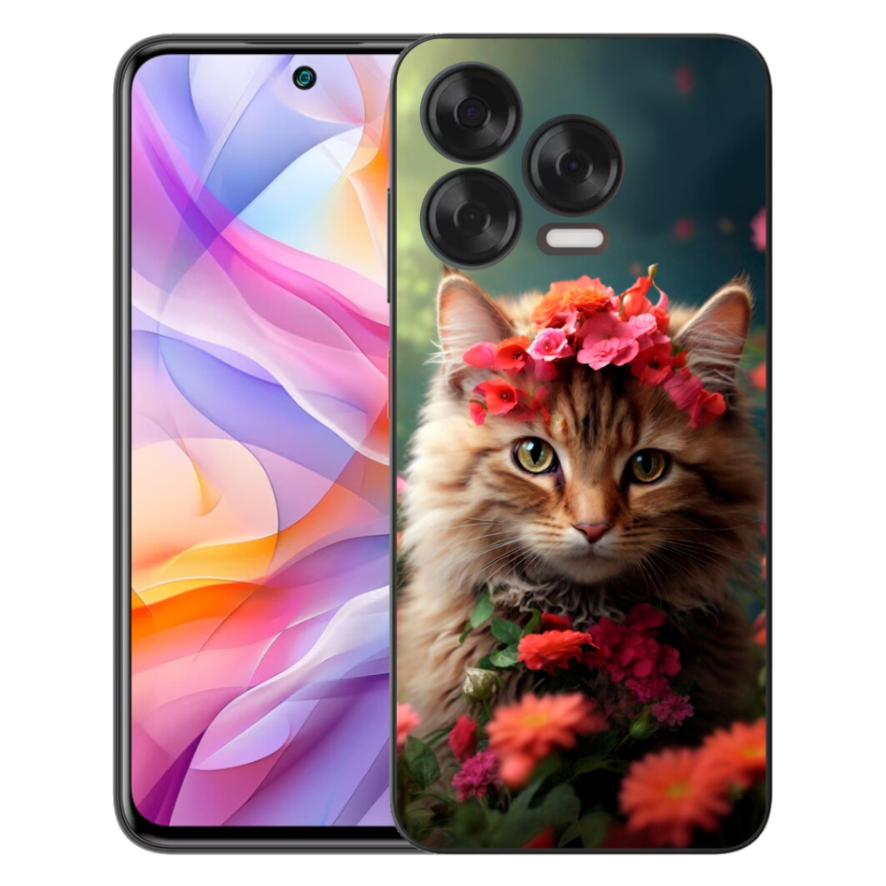 Gelový kryt mmCase na ZTE Blade V70 Vita - kočíčí princezna