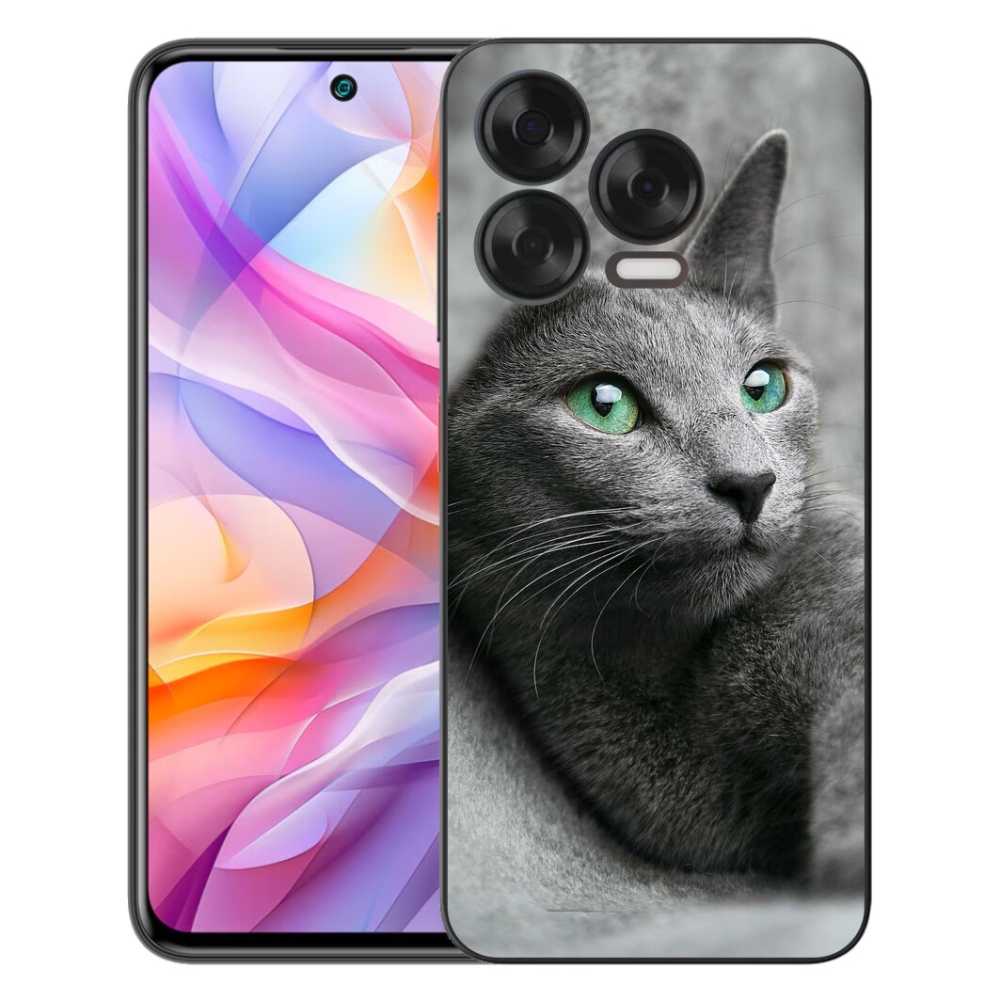 Gelový kryt mmCase na ZTE Blade V70 Vita - kočka 2