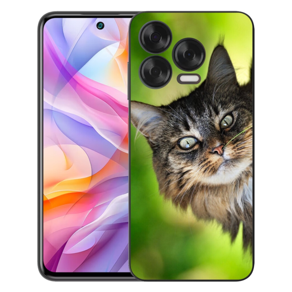 Gelový kryt mmCase na ZTE Blade V70 Vita - kočka 3