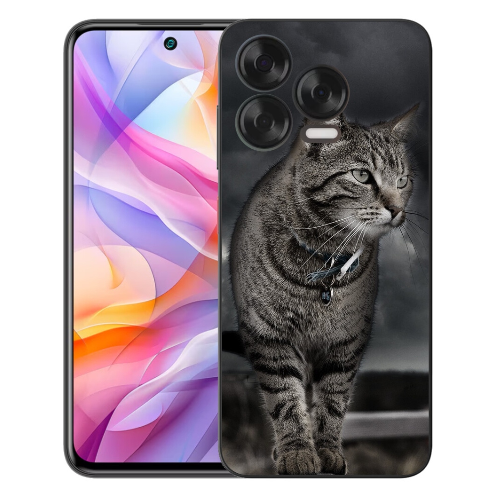 Gelový kryt mmCase na ZTE Blade V70 Vita - kočka