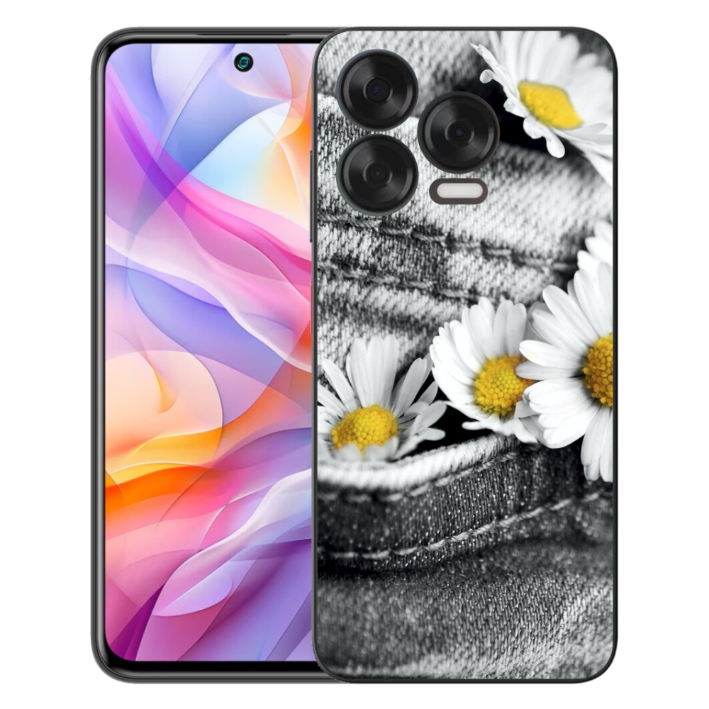 Gelový kryt mmCase na ZTE Blade V70 Vita - kopretiny