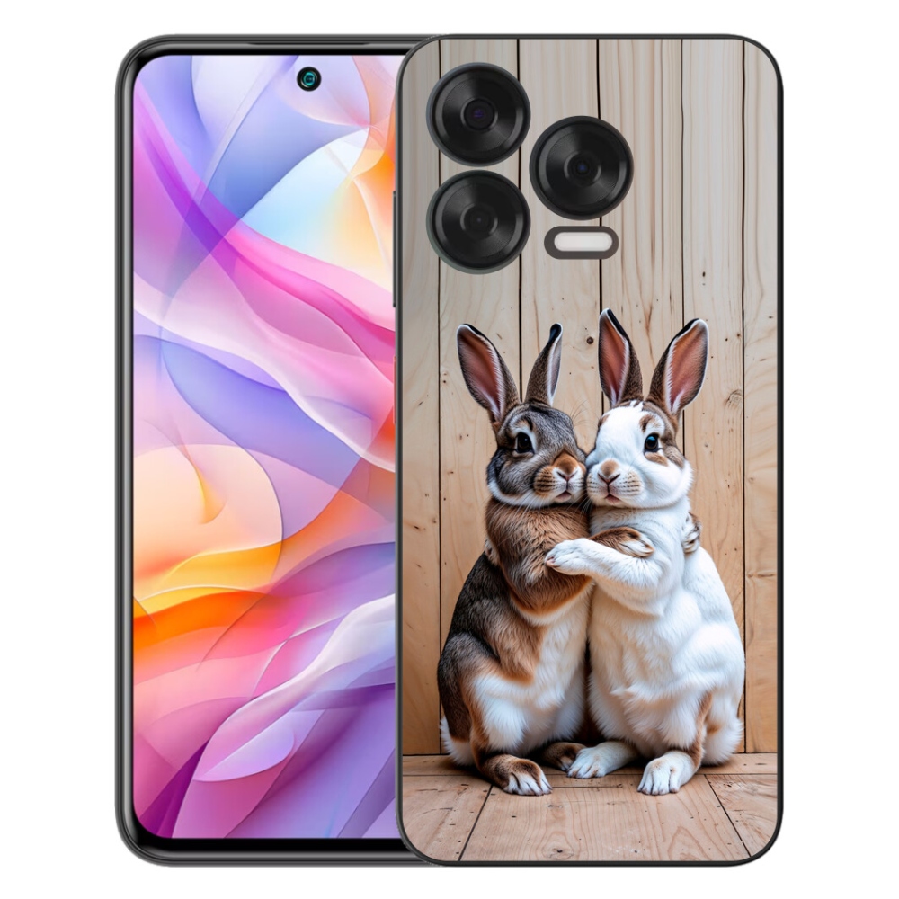 Gelový kryt mmCase na ZTE Blade V70 Vita - králičí pár